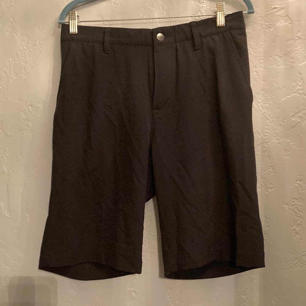 Adidas comfort waist golf shorts.